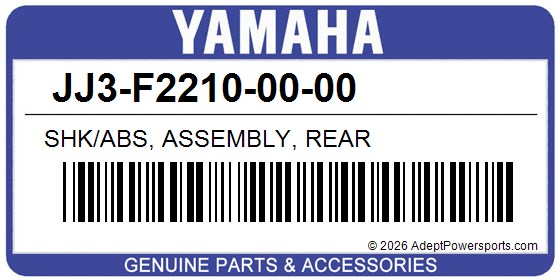 Yamaha JJ3-F2210-00-00 Shk/Abs, Assembly, Rear