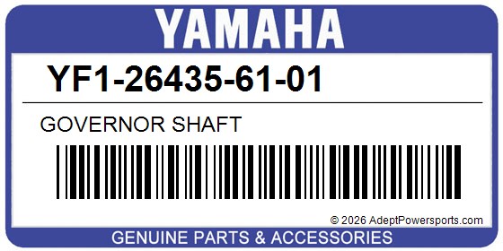 Yamaha YF1-26435-61-01 Governor Shaft