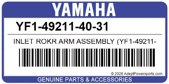 Yamaha YF1-49211-40-31 Inlet Rokr Arm Assembly (Yf1-49211-40-32)