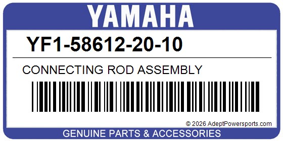 Yamaha YF1-58612-20-10 Connecting Rod Assembly