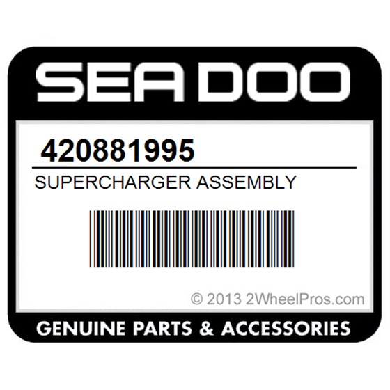Sea-Doo 420881995 Supercharger Assembly