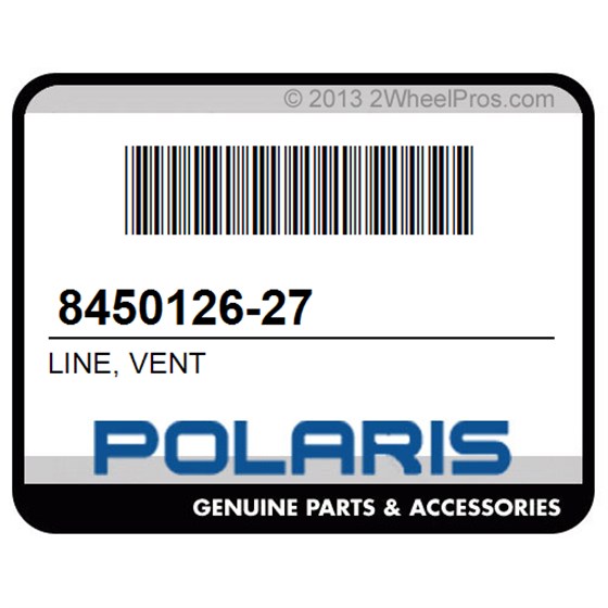 Polaris 8450126-27 Line, Vent