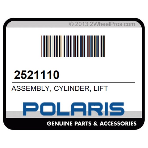 Polaris 2521110 Assembly, Cylinder, Lift