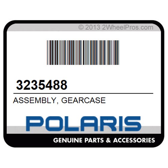 Polaris 3235488 Assembly, Gearcase