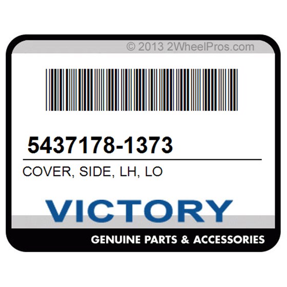 Victory 5437178-1373 Cover, Side, Lh, Lo