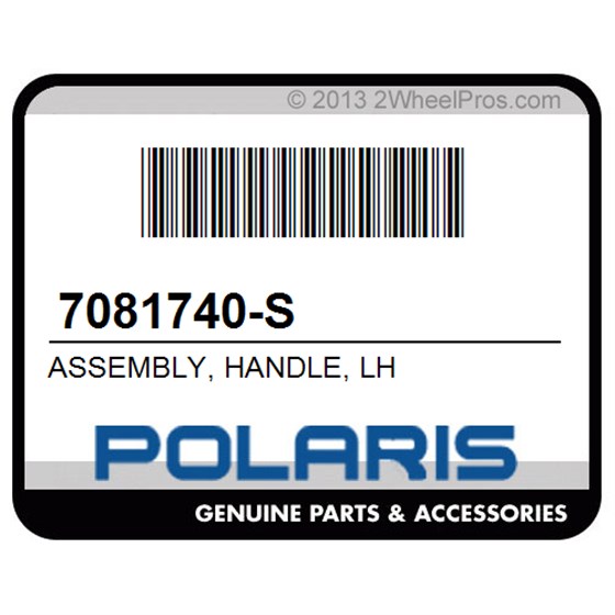 Polaris 7081740-S Assembly, Handle, Lh