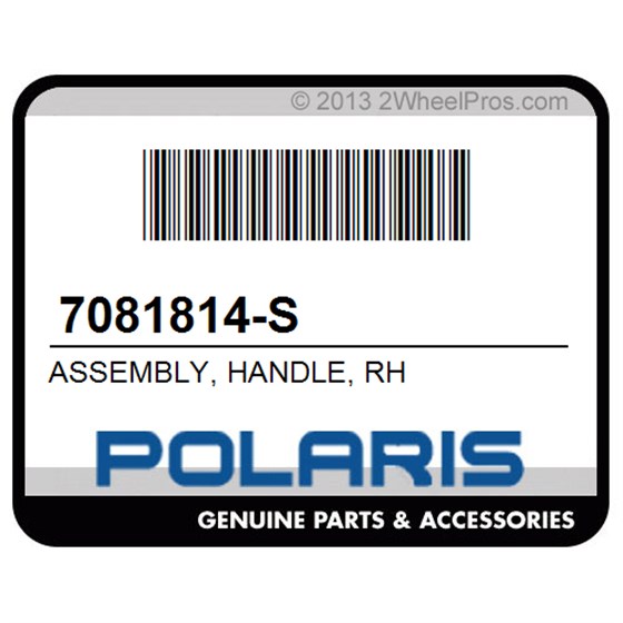 Polaris 7081814-S Assembly, Handle, Rh