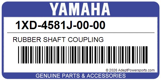 Yamaha 1XD-4581J-00-00 Rubber Shaft Coupling