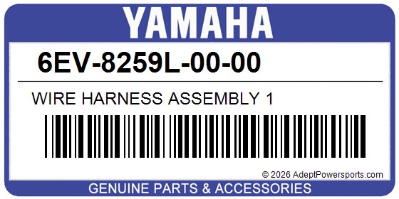 Yamaha 6EV-8259L-00-00 Wire Harness Assembly 1