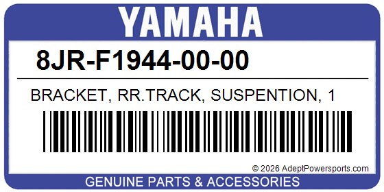 Yamaha 8JR-F1944-00-00 Bracket, Rr.Track, Suspention, 1