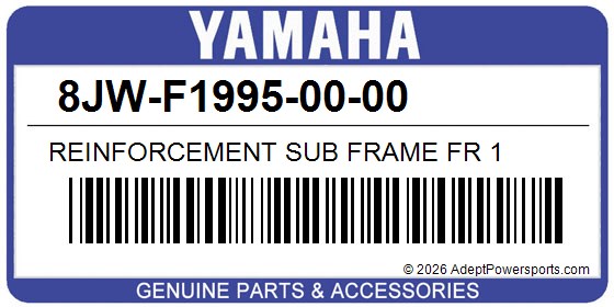 Yamaha 8JW-F1995-00-00 Reinforcement Sub Frame Fr 1