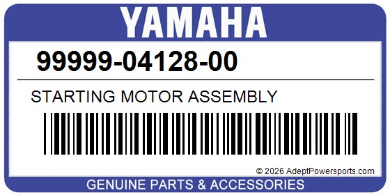 Yamaha 99999-04128-00 Starting Motor Assembly