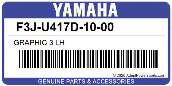 Yamaha F3J-U417D-10-00 Graphic 3 Lh