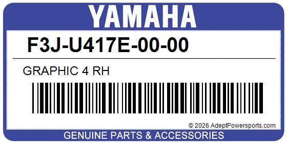 Yamaha F3J-U417E-00-00 Graphic 4 Rh