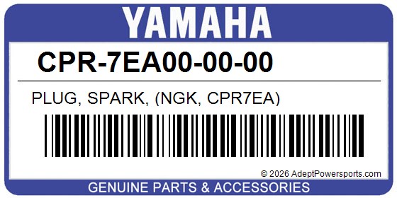 Yamaha CPR-7EA00-00-00 Plug, Spark, (Ngk, Cpr7ea)