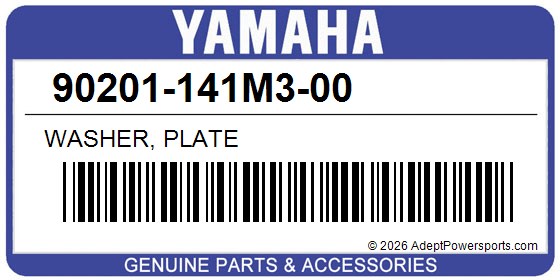 Yamaha 90201-141M3-00 Washer, Plate