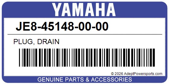 Yamaha JE8-45148-00-00 Plug, Drain