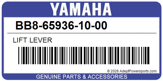 Yamaha BB8-65936-10-00 Lift Lever