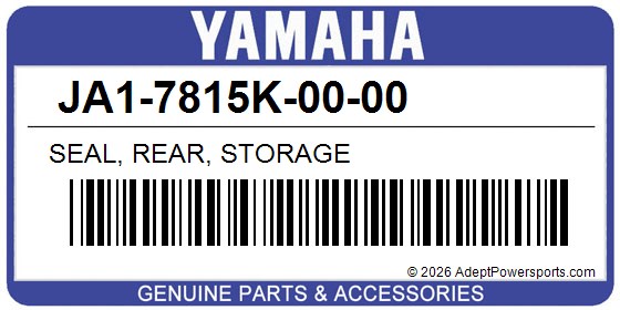 Yamaha JA1-7815K-00-00 Seal, Rear, Storage