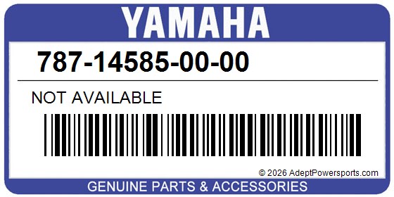 Yamaha 787-14585-00-00 Not Available