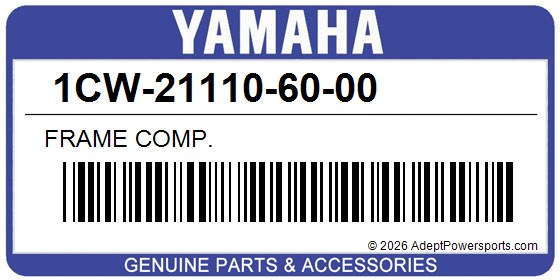 Yamaha 1CW-21110-60-00 Frame Comp.