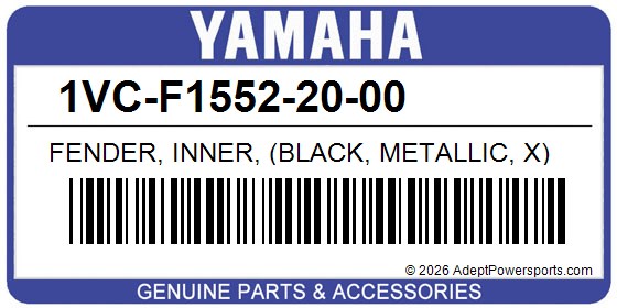Yamaha 1VC-F1552-20-00 Fender, Inner, (Black, Metallic, X)