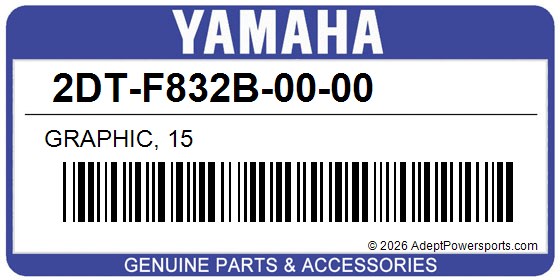 Yamaha 2DT-F832B-00-00 Graphic, 15