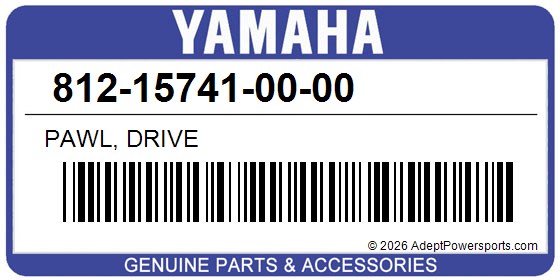 Yamaha 812-15741-00-00 Pawl, Drive