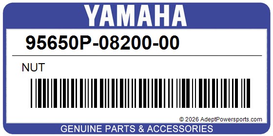 Yamaha 95650P-08200-00 Nut