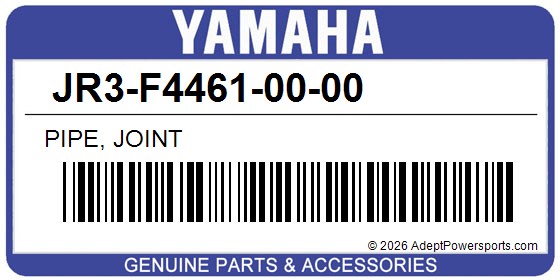 Yamaha JR3-F4461-00-00 Pipe, Joint