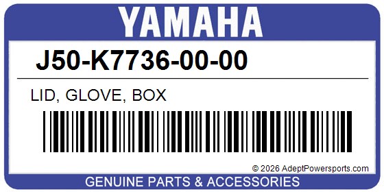 Yamaha J50-K7736-00-00 Lid, Glove, Box