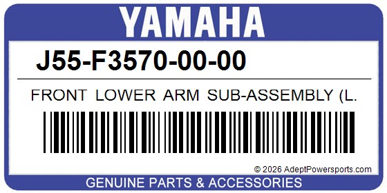 Yamaha J55-F3570-00-00 Front Lower Arm Sub-Assembly (L.H)