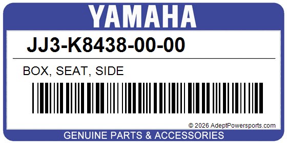 Yamaha JJ3-K8438-00-00 Box, Seat, Side