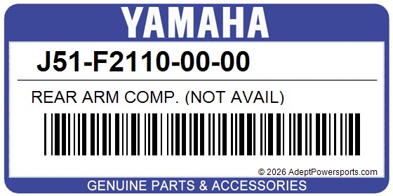 Yamaha J51-F2110-00-00 Rear Arm Comp. (Not Avail)