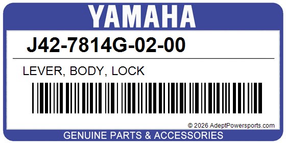 Yamaha J42-7814G-02-00 Lever, Body, Lock