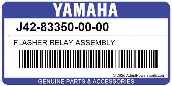 Yamaha J42-83350-00-00 Flasher Relay Assembly