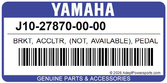 Yamaha J10-27870-00-00 Brkt, Accltr, (Not, Available), Pedalbracket, Comp