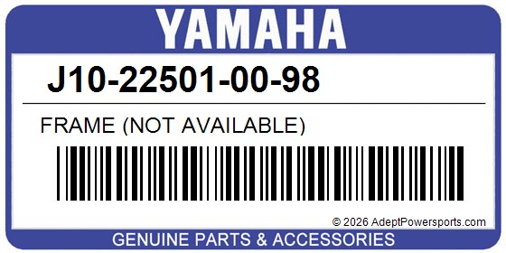 Yamaha J10-22501-00-98 Frame (Not Available)
