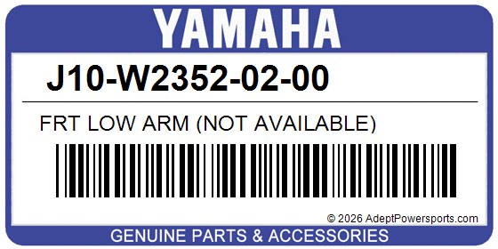 Yamaha J10-W2352-02-00 Frt Low Arm (Not Available)