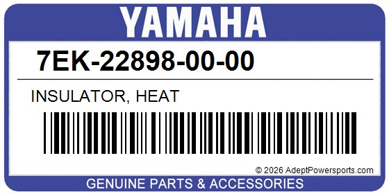 Yamaha 7EK-22898-00-00 Insulator, Heat