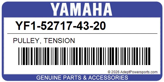 Yamaha YF1-52717-43-20 Pulley, Tension