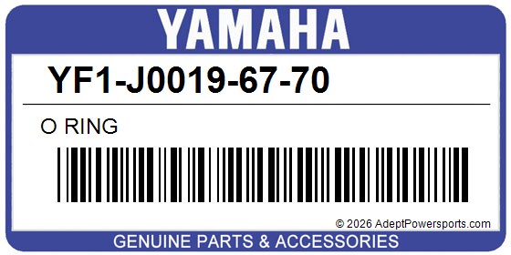 Yamaha YF1-J0019-67-70 O Ring