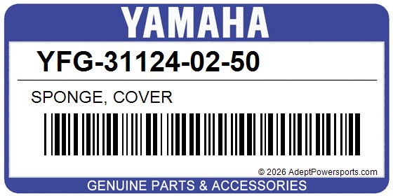 Yamaha YFG-31124-02-50 Sponge, Cover