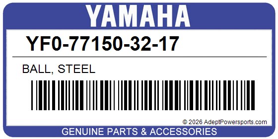 Yamaha YF0-77150-32-17 Ball, Steel