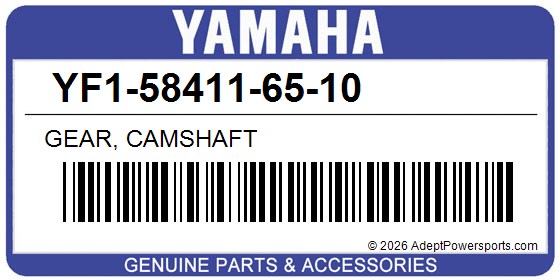 Yamaha YF1-58411-65-10 Gear, Camshaft