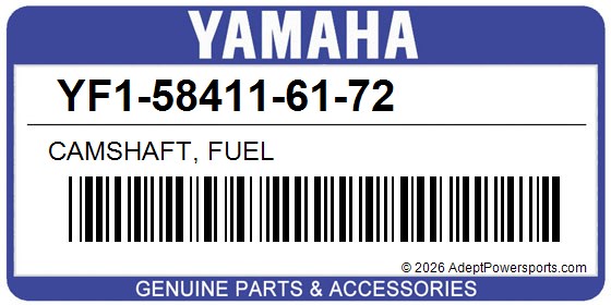 Yamaha YF1-58411-61-72 Camshaft, Fuel
