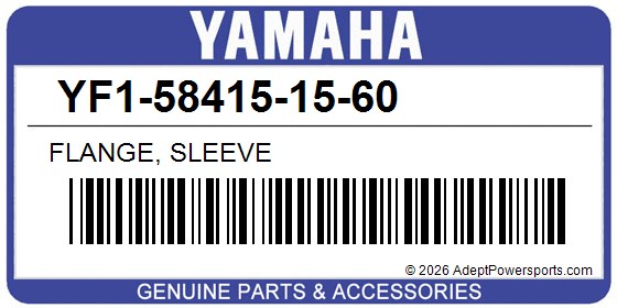 Yamaha YF1-58415-15-60 Flange, Sleeve
