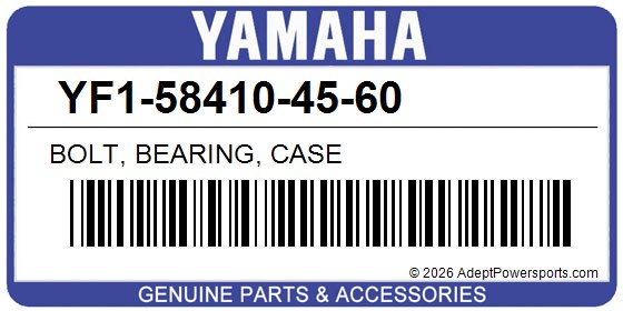 Yamaha YF1-58410-45-60 Bolt, Bearing, Case