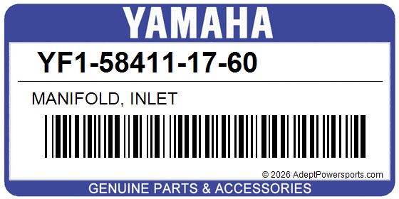Yamaha YF1-58411-17-60 Manifold, Inlet