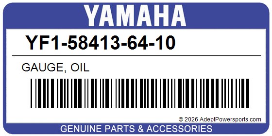 Yamaha YF1-58413-64-10 Gauge, Oil